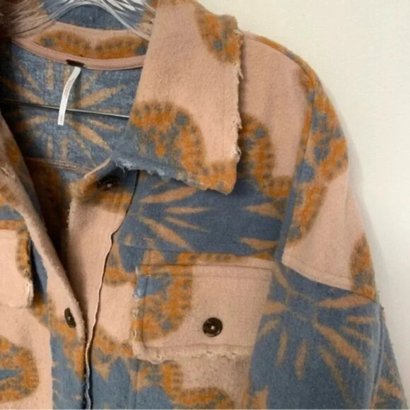 Free People Jacquard Ruby Floral Jacket Limited Edition S - Picture 6 of 16